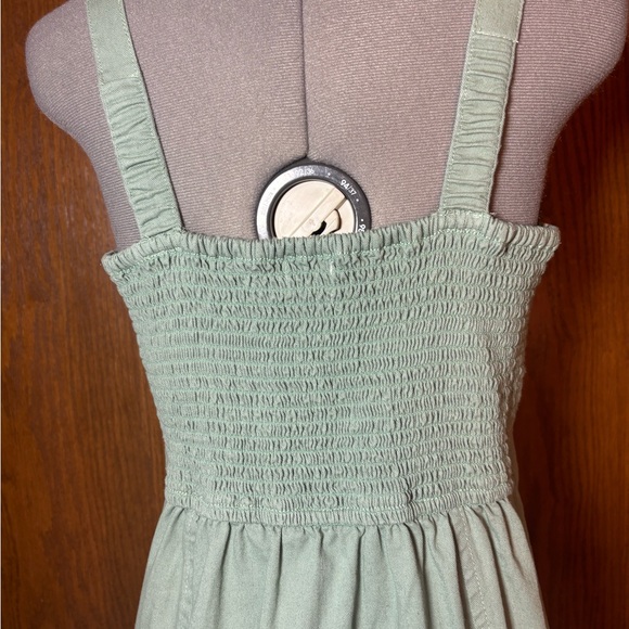 Japra Button-Down Mini Jean Dress - Junior medium. - Picture 6 of 8